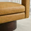 Fauteuil demi-tonneau pivotant en similicuir de 28,7 po Wilmoth-216307234