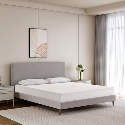 Matelas en mousse viscoélastique gélifiée moyenne 7 "avec infusions de thé vert Berryville