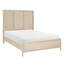 Mobilier de chambre à coucher contemporain à panneau brun clair-1871495626
