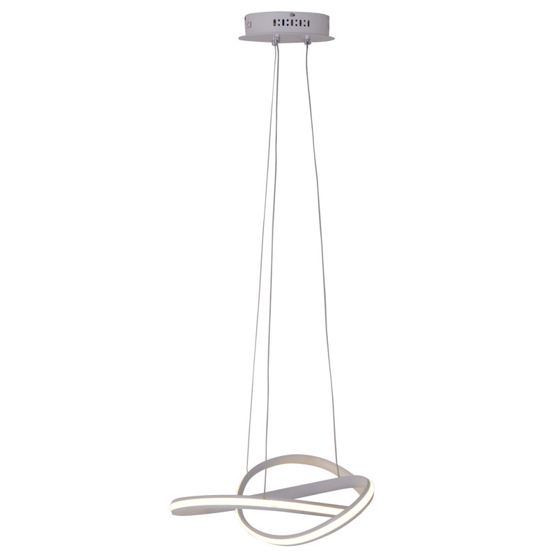 Worchester - Light Silver LED Geometric Pendant