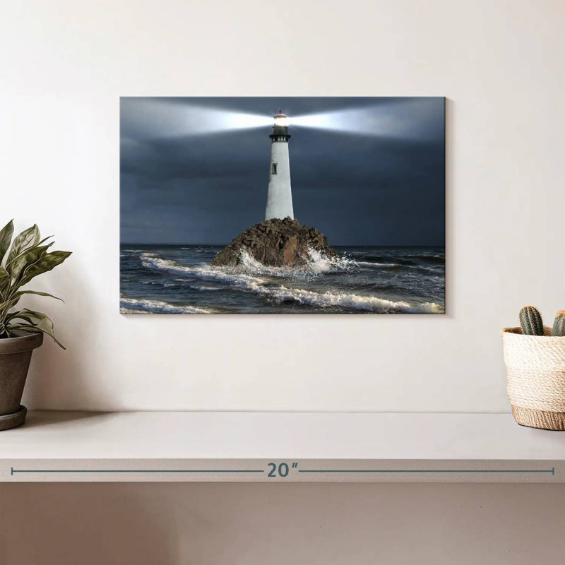 Faisceau lumineux du phare, H 8 po x l 12 po