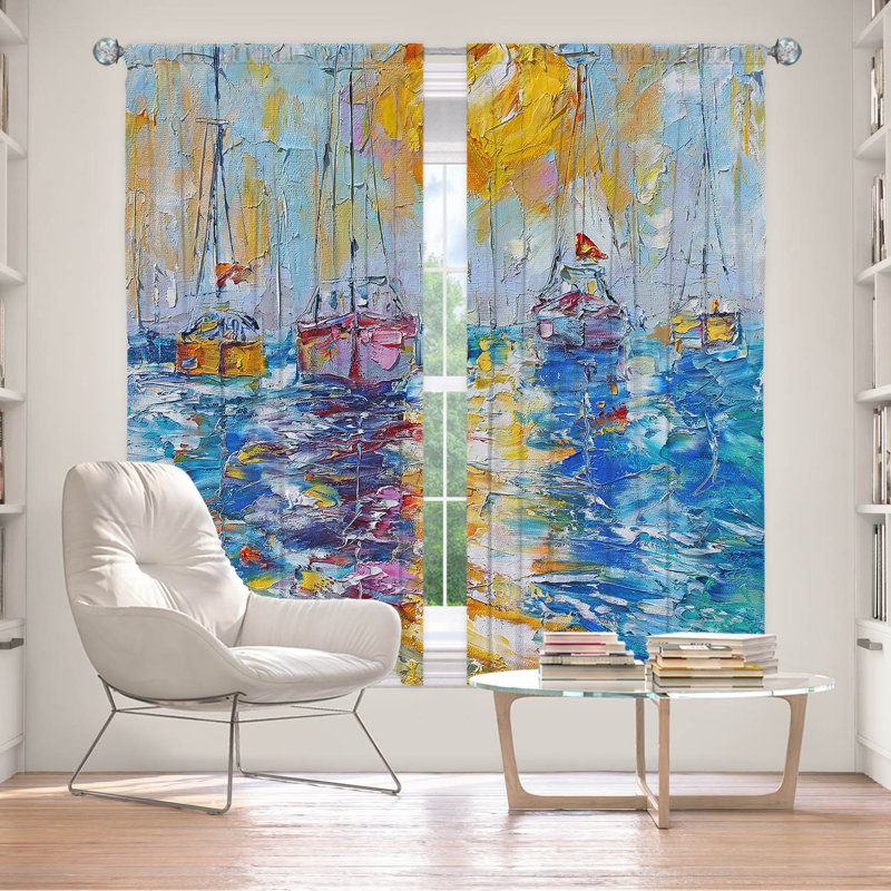Rideau en polyester, L 40 po x L 82 po