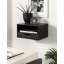 Adeana Poplar Solid Wood Floating Shelf with Drawer-1348367311