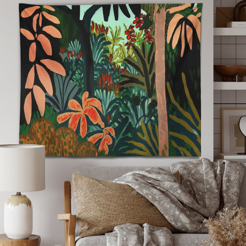 Polyester Tapestry, 50" H x 60" W