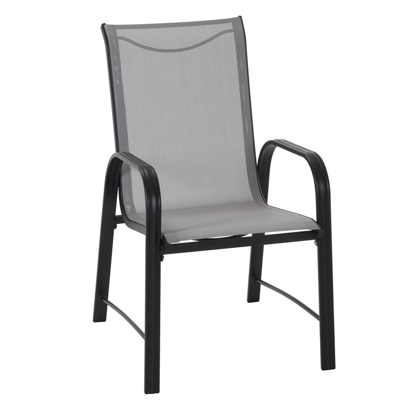 Shropshire Garden Chair, Dark Grey, Light Grey