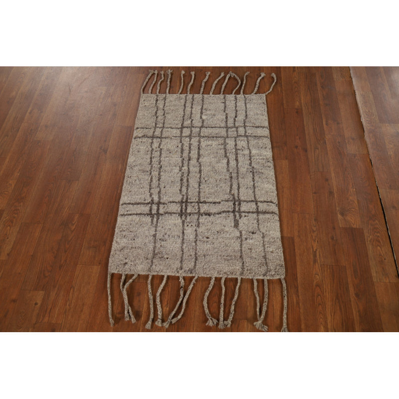 Tapis décoratif abstrait marocain oriental 2x3