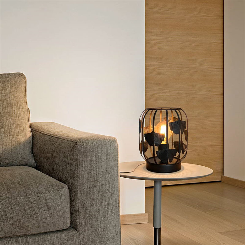 Metal Table Lamp, Black