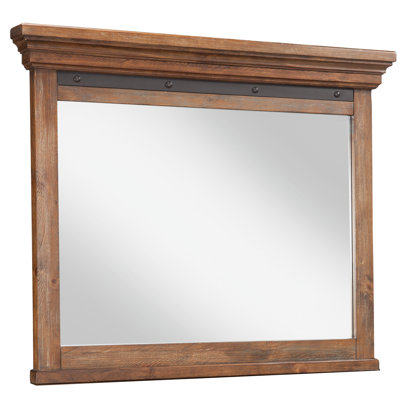 Dargan Landscape Mirror, Canyon Brown
