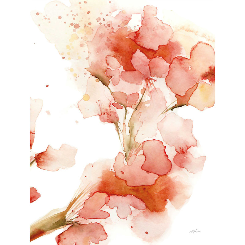 «Blossoms II Crop» par Katrina Pete - reproduction d'art sur toile tendue, H 48 po x l 36 po
