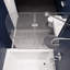 Porte de baignoire à charnière sans cadre avec garde-raz-de-marée l 48 po x H 58 po Pacific-50266331