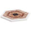 Ako 6" Hexagon Marble Micro Mosaic Tile-613342627