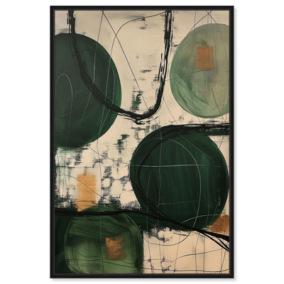 Greenlight Breeze II Canvas Green Abstract Art by Art Remedy