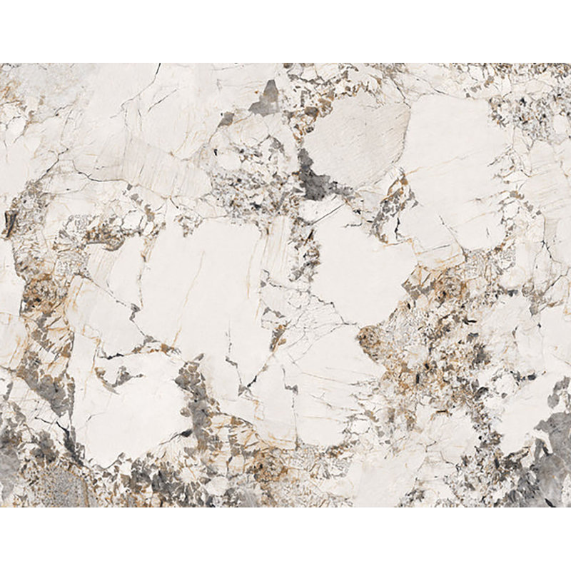 Panneaux muraux effet marbre Avalanche, mat, Brun, blanc, gris
