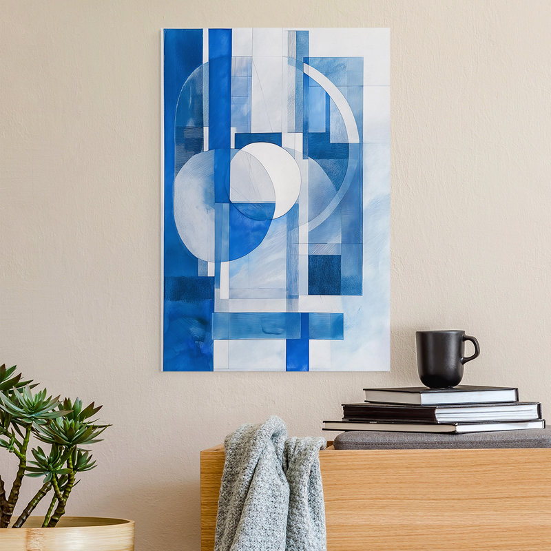 ABSTRACT Series XCVI - Impression sur toile seulement - NON-CADRE, H 27 po x l 18 po