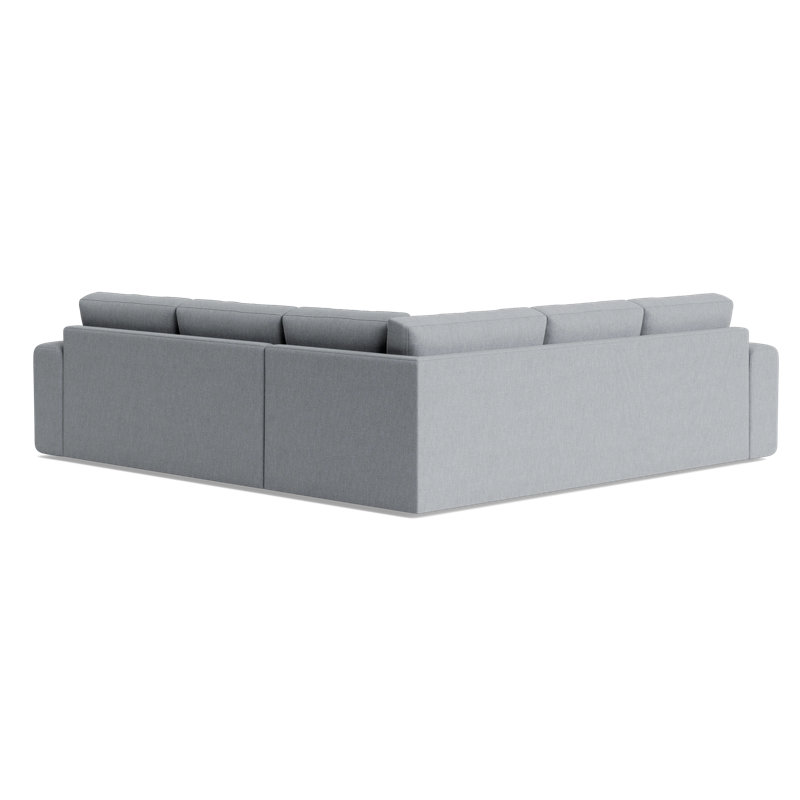 The OG Corner Sectional, Performance Weave - Zinc, Left Hand Facing