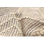 Tapis brun / crème nouvel âge de conception unique 4 pi 11 po x 7 pi 9 po Delonte