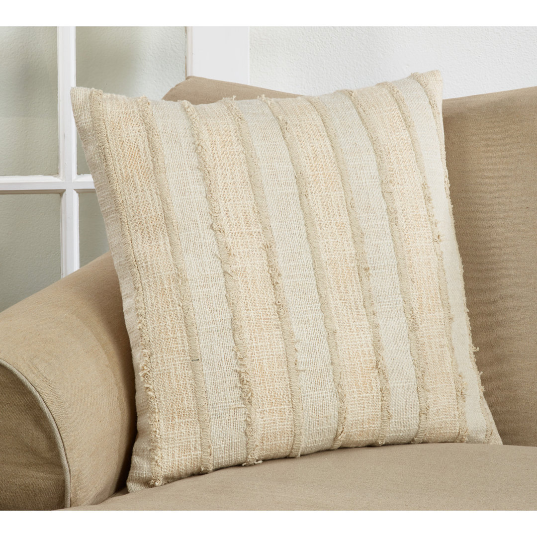 Stripe Textured Pillow, Cover Only Saro