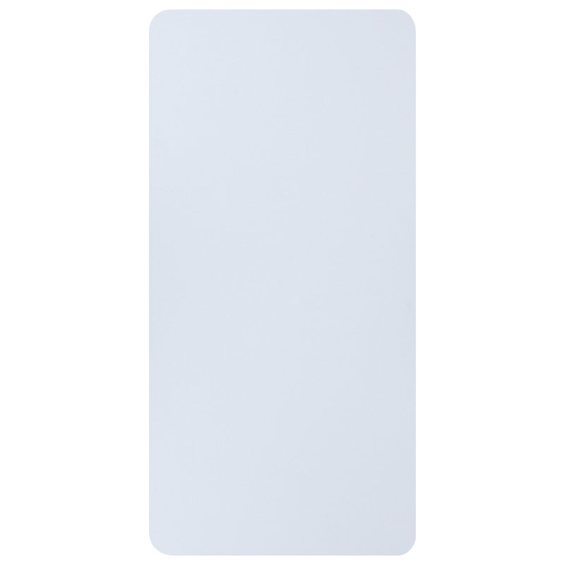 Adjustable Gray Metal Frame White Plastic Folding Table