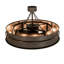 Williston Forge 24B2F8EF19B045CAAA20C1CAE7F3592D Huit lumières de style contemporain et contemporain de la collection Golden Forge de 44,00 po