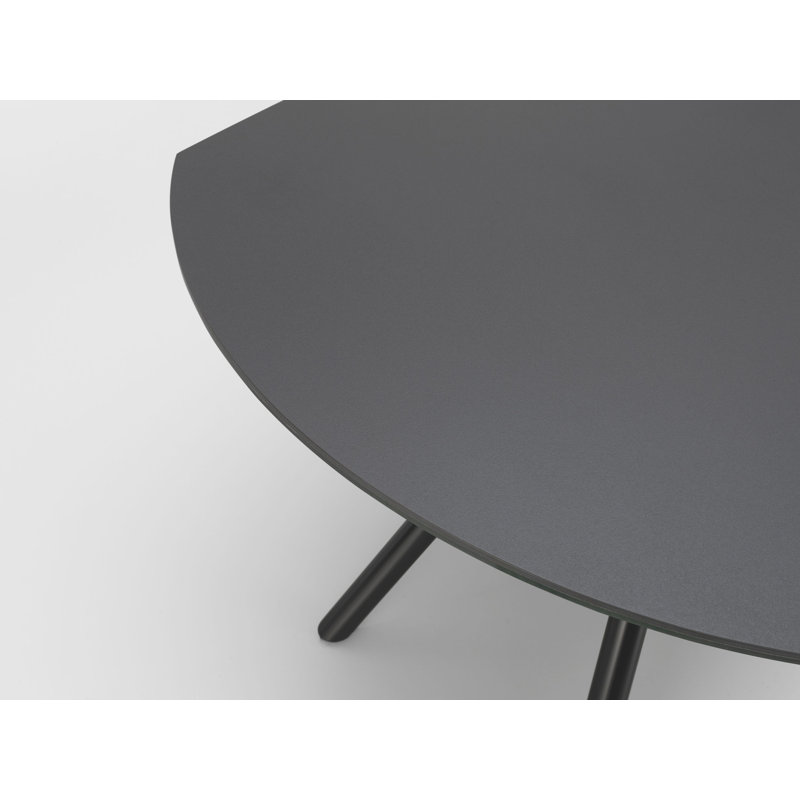 Brinkerhoff Extendable Oval Glass Top Metal Base Dining Table