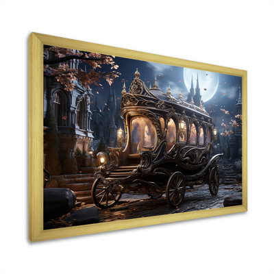 «Enchanted Evening Carriot - Old American Cart», art mural