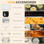 HOMCOM 12L Air Fryer Oven-121605107