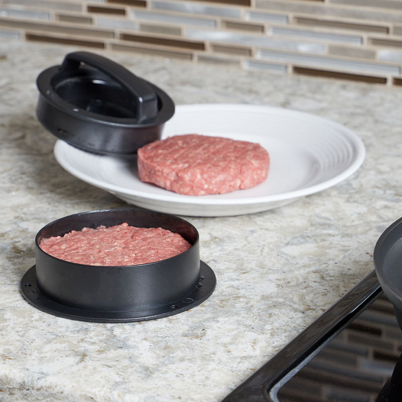 Home Basics Plastic Manual Burger Maker