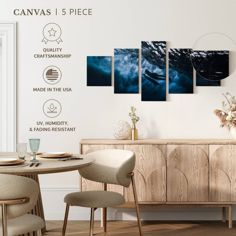 Surfer Dive, 42" H x 92" W