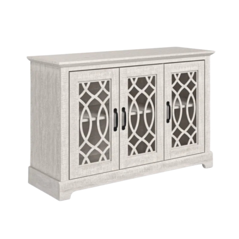 Wragby Transitional Coordinated Storage Sideboard Set Of 2, Dusty Gray Oak