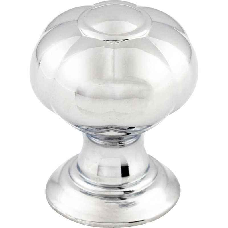 Allington 1 1/4" Length Novelty Knob, 1" Knob Diameter, Polished Chrome