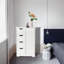 Armoire de salle de bain l 22,05 po x H 32,68 po x P 11,81 po Averardo