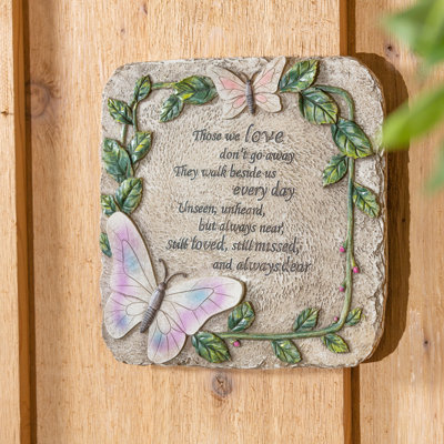 Plaque de jardin commémorative Jeremy Ceux que nous aimons
