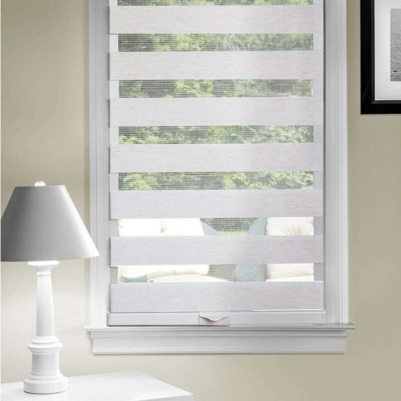 Store à enroulement obscurcissant double couche Lilie, L 39 po x L 72 po, Lin