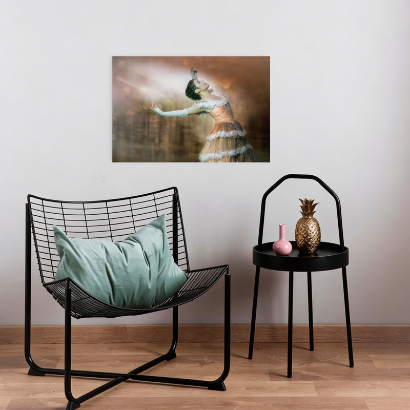 Affiche murale contemporaine abstraite « À danser », 16" H x 24" W