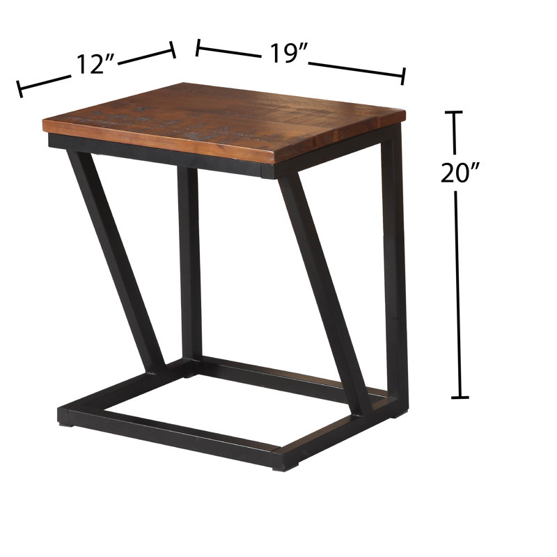Tabouret d'appoint en métal Lysander