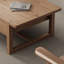 Table basse en bois massif avec rangement