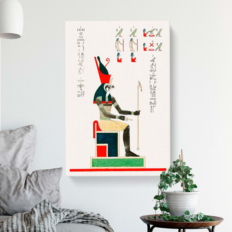 Horus by L. Dubois - Wrapped Canvas, 50cm H x 35cm W x 3cm D