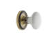 Rope Rosette with White Porcelain Door Knob-1130979942-1126457041
