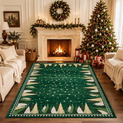 Tapis lavable à la machine Christmas