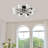 8-Light Modern Sputnik Globe Semi Flush Mount-359083767