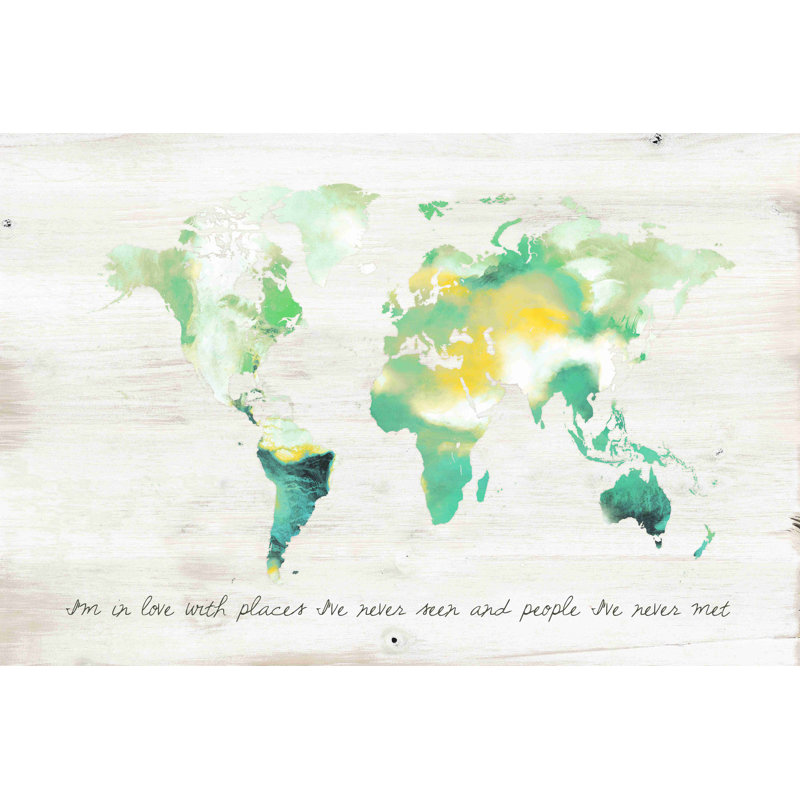 «Pattern Map Wood 3», impression sur toile tendue, H 8 po x l 12 po