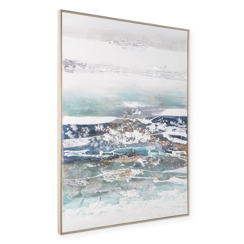 Haute mer, toile peinte à la main