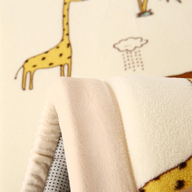 Lodd Rectangle Animal Print Plastic Rug