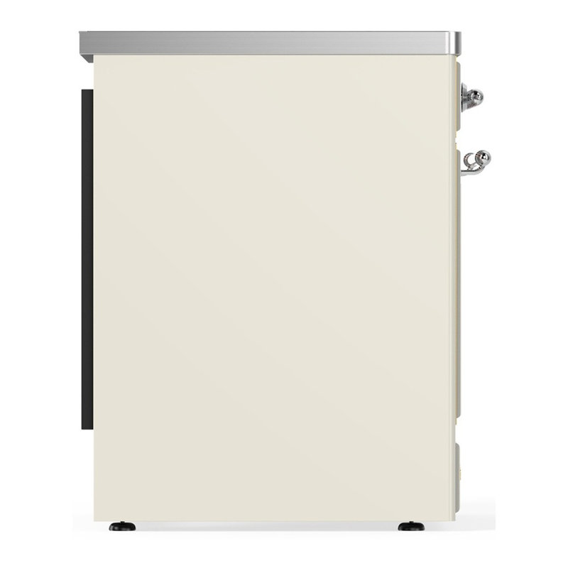 Majestic III Series 30 Inch Induction Range with 4 Induction Elements in Stainless Steel (Burnished Trim), Chrome