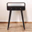 Solid Wood Mini Curved Console Table-290066370