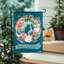 Drapeau de jardin couronne de Noël côtier
