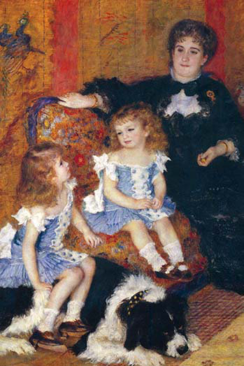 «Madame Charpentier and Her Children» par Pierre-August Renoir, reproduction d'art