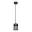 Mini luminaire suspendu simple noir réglable avec abat-jour cage pour îlot de cuisine