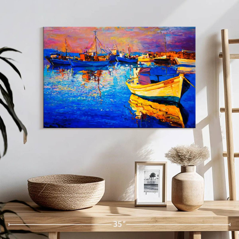 Mehar Sunset Oil, 16" H x 24" W