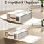Boîte de rangement pliante avec fenêtre-260668748